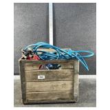 Crate w/ Fire Extinguisher & More