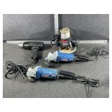 Skill Router, Black + Decker Heat Gun,(2) Grinders