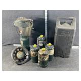 Coleman Lantern, Propane Canisters, Jug