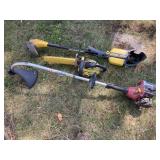 (2) Weedwackers, (1) Chainsaw (see description)