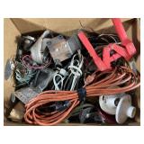 Assortment of Cords, Hoses, Lights & More