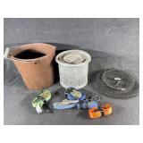 Minnow Bucket, Ratchet Straps and More