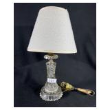 Small Cut Glass Table Lamp