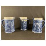 Blue Water Pitcher Belknap Mfg Co