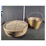 Bucket with Gold Sifter