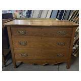 Wooden 3 Drawer Dresser