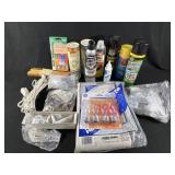 New 9x12 drop cloth, extension cord more