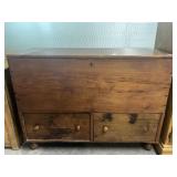 Wooden Dresser with Chest on Top