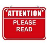 Important Auction Information