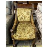 Wooden Floral Chair