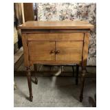Wooden Cabinet with Silverware