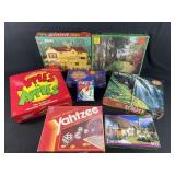 Apples to Apples, Yahtzee, Puzzles
