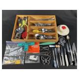 Silverware in Drawer Organizer