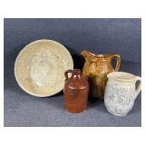 Assorted Ceramic Bowls and Pitchers