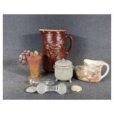 Antique English Brown Shaving Mug