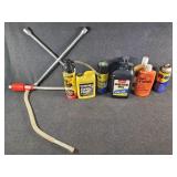 Motor Oil, Fix A Flat, WD40 and More