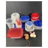 Assorted Plastic Storage Containers