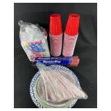 Paper Plates, Plastic Cups, Napkins & More