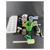 Meat Grinder, Ice Trays & Kitchen Utensils