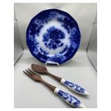 Flow Blue 9.5" Plate