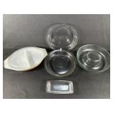 Pyrex Glass Pie Dishes , Pyrex Jello dish