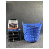 4 pack , 5-1/4" bed riser and basket