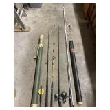 Fishing Poles and Hard Cases
