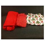 Holiday table cloths (3)