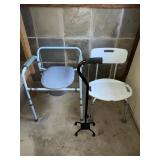 Medical Shower Chair, Toilet, Cane