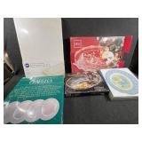 Mikasa crystal serving platter, plates and more