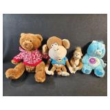 Stuffed Monkey, Care Bear, Teddy Bear