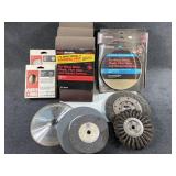 Sanding belts, sanding and grinding disks