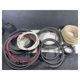 Assorted wiring, coaxial wiring, Heavy gage wiring