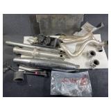 Harley exhaust and a Stock exhaust