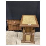 Plastic Side table and Wall Shelf