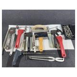 Assorted scrapers and more