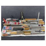 Steel and brass files, wrenches and more