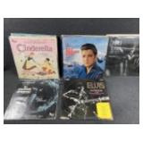 Vinyl records, Elvis, Cinderella Sound Track &more