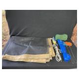 Screen, Fly Swatter, Rope