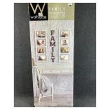 Family windowpane collection picture frames