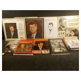 John F. Kennedy books, lps, and more