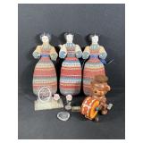 Avon china head dolls (3), and more