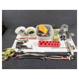 Small vise, sharpening stone, and more