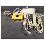 Power strips, surge protector, and clamp lamp