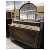 Vintage Dresser and Mirror