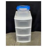 3 Drawer Plastic Storage container