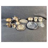 Silver plated dishes