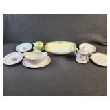 Assorted tea plates, and more