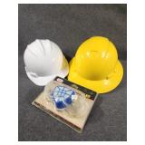 Hard hats, and face mask kit