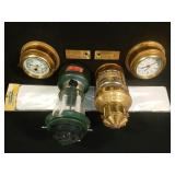 Ankerlight lantern, Coleman lantern, Boston clock